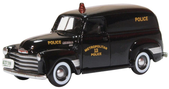 1:87 (HO) 1950 Chevrolet Panel Van -- Washington DC Police -- Oxford