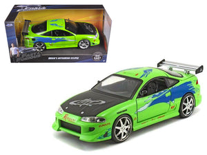 1:24 Brian's Mitsubishi Eclipse -- Green -- Fast & Furious JADA