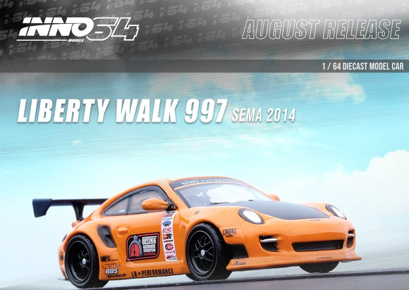1:64 Porsche 997 Liberty Walk -- 2014 SEMA -- INNO64