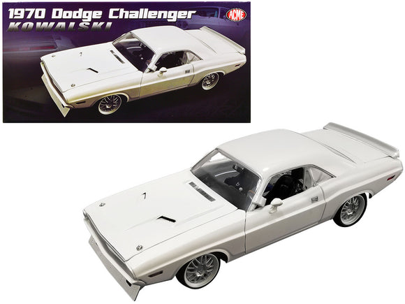 1:18 1970 Dodge Challenger Street Fighter -- Kowalski White -- ACME