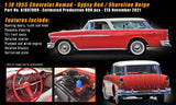 (Pre-Order) 1:18 1955 Chevrolet Nomad -- Gypsy Red/Shoreline Beige -- ACME