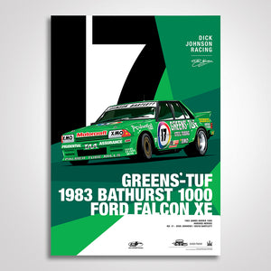 Greens’-Tuf 'Standard' Print -- Dick Johnson Racing -- Authentic Collectables