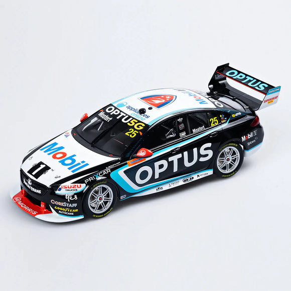 1:18 2022 Chaz Mostert -- #25 Mobil 1 Optus -- Race 6/9 Winner -- Authentic