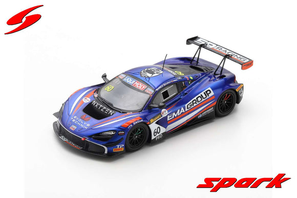 1:43 2020 Bathurst 12 Hour 2nd Place -- #60 McLaren 720S GT3 -- Spark Models