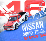 (Pre-Order) 1:64 Nissan Sunny "Hakotora" Pickup Truck -- #46 BRE Datsun -- INNO64