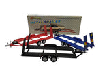 1:18 Metal Car Trailer w/ Tow Bar -- 3 Colours Available -- OzLegends/DDA