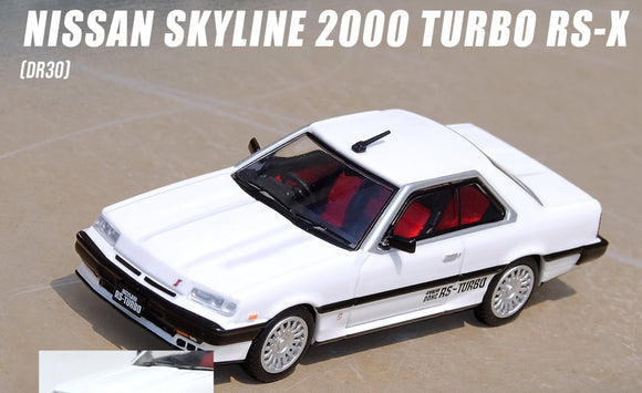 1:64 Nissan Skyline 2000 Turbo RS-X (DR30) -- White-- INNO64