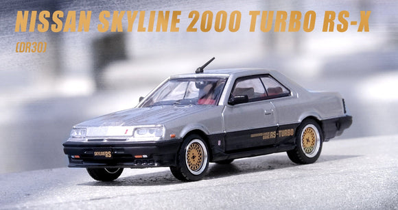 1:64 Nissan Skyline 2000 Turbo RS-X (DR30) -- Silver/Black -- INNO64