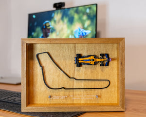 3D Monza with 1:43 2021 Daniel Ricciardo F1 Italian GP Winner -- 3D Track Art
