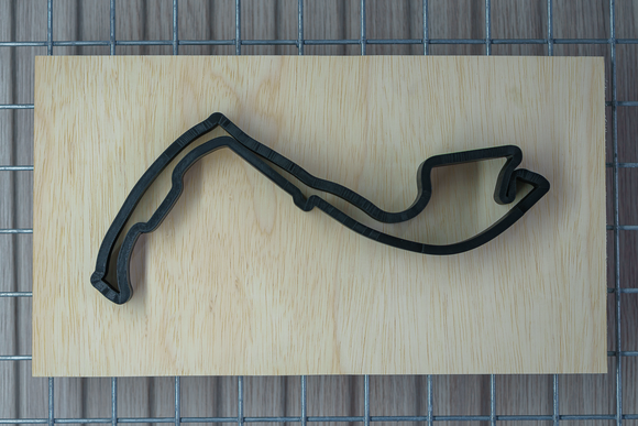Circuit de Monaco -- 3D Including Topography -- 3D Track Art