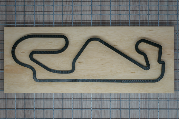 Circuit de Barcelona - Catalunya -- 3D Including Topography -- 3D Track Art