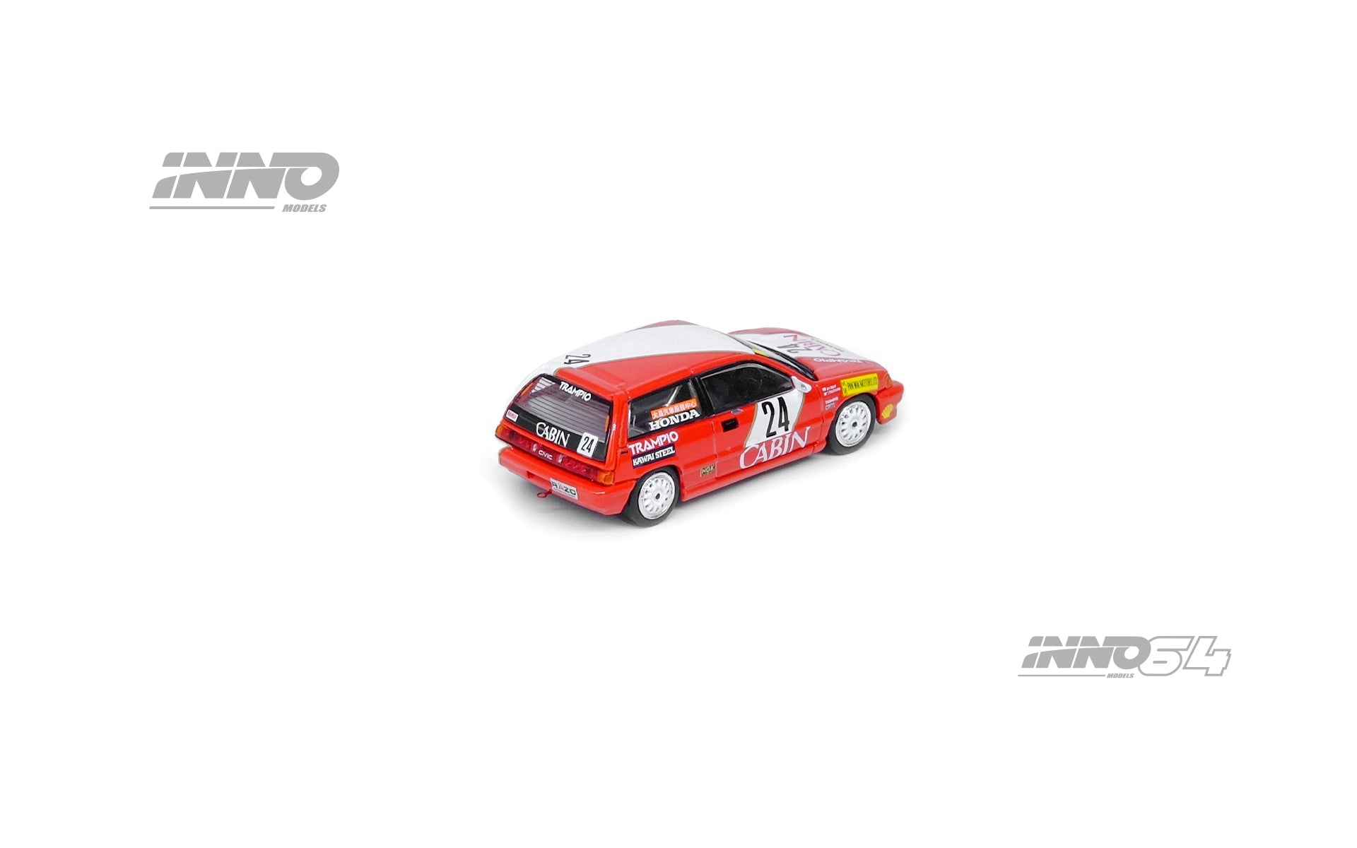 1:64 Honda Civic Si E-AT -- #24 Macau Guia Race 1988 2nd 1600cc Class
