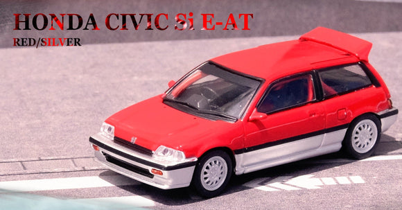 1:64 Honda Civic Si E-AT -- Red/Silver -- INNO64