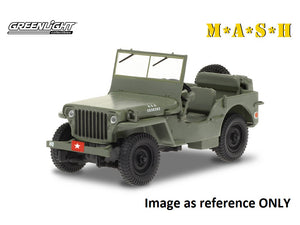 (Pre-Order) 1:18 1942 Willys MB Jeep -- MASH -- Greenlight