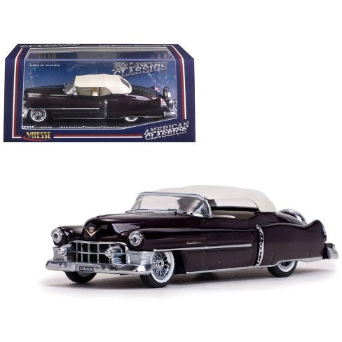 1:43 1953 Cadillac Closed Convertible -- Maroon -- Vitesse
