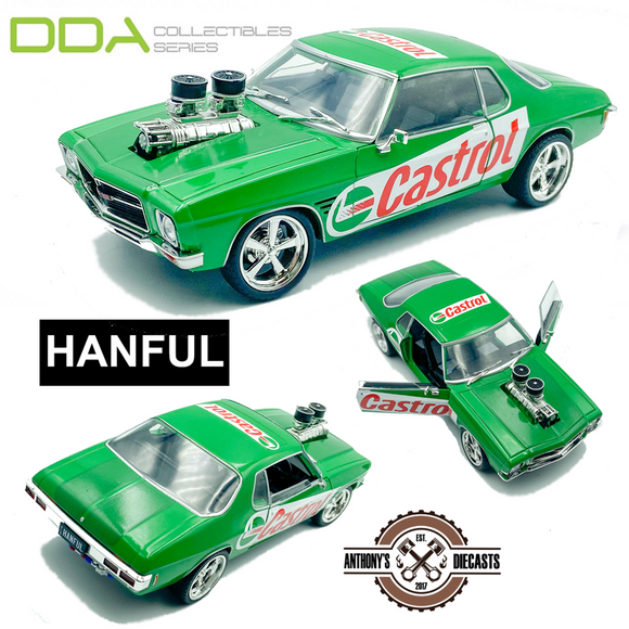 1:24 HANFUL Castrol -- Holden Monaro HQ GTS Burnout Car -- DDA/Greenlight