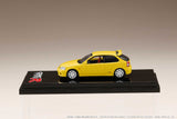 1:64 Honda Civic Type R (EK9) w/Engine Display -- Sunlight Yellow -- Hobby Japan