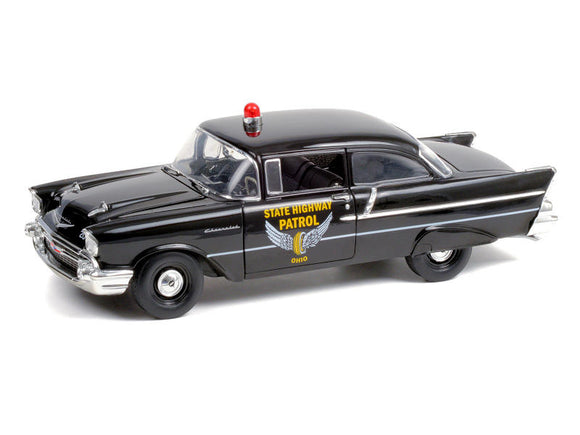 1:18 1957 Chevrolet 150 Sedan -- Ohio State Highway Patrol -- Highway 61