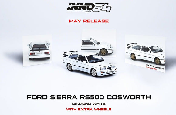 1:64 Ford Sierra RS500 Cosworth -- Diamont White -- INNO64