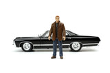 1:24 1967 Chevrolet Impala Sports Sedan w/Dean Figurine -- Supernatural -- JADA