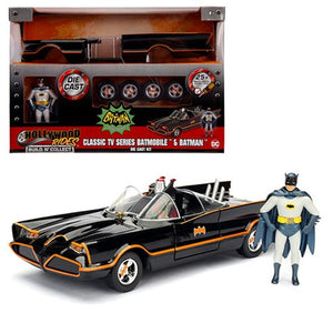 1:24 1966 Batmobile w/Batman Figurine -- Classic TV Series -- JADA DIECAST KIT