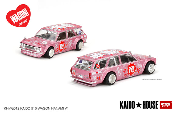 1:64 Datsun KAIDO 510 Wagon -- Hanami V1 Pink -- KaidoHouse x Mini GT