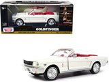 1:24 1964 1/2 Ford Mustang Convertible -- James Bond "Goldfinger" -- MotorMax