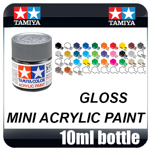 Tamiya Acrylic Mini X22, Clear 10ml Bottle