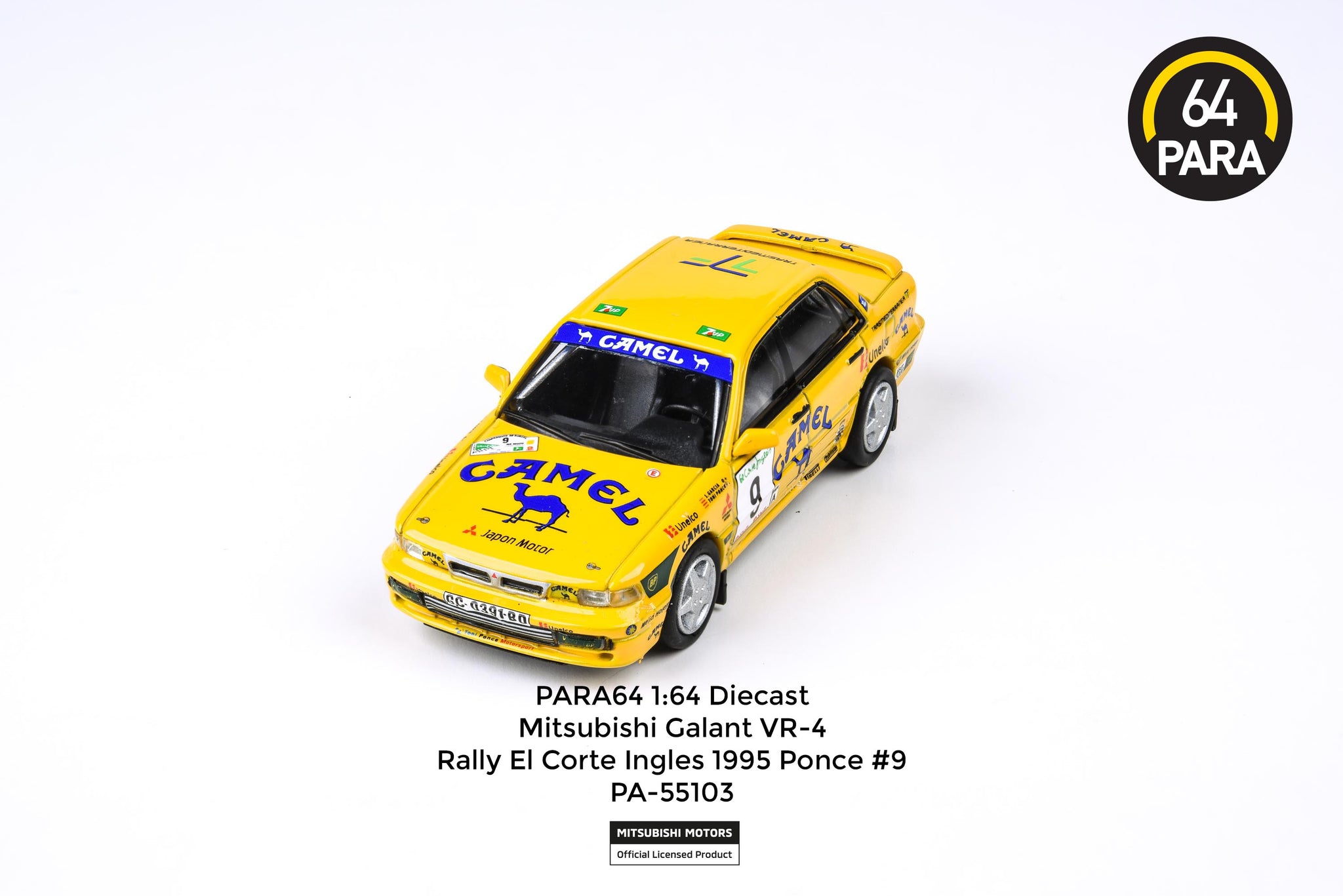 Voiture Miniature Mitsubishi GALANT VR-4 #19 – Échelle 1/64 PARA64 – Neuf Dans Sa Boîte