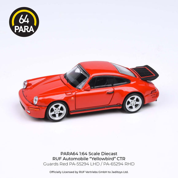 1:64 RUF CTR Yellowbird 1987 -- Guards Red -- PARA64 Porsche