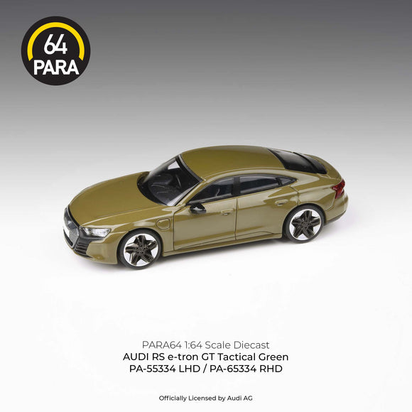 1:64 Audi e-tron GT -- Tactical Green -- PARA64