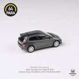 1:64 Honda Civic Type R EP3 2001 -- Cosmic Grey -- PARA64