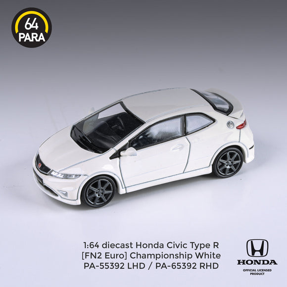 1:64 Honda Civic Type R (FN2 Euro) -- Championship White -- PARA64