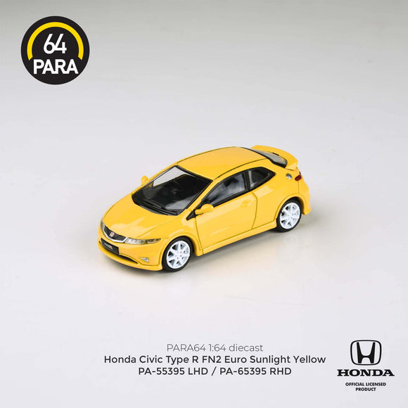 1:64 Honda Civic Type R (FN2 Euro) -- Sunlight Yellow -- PARA64