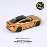 1:64 BMW M8 Coupe -- Ceylon Gold -- PARA64