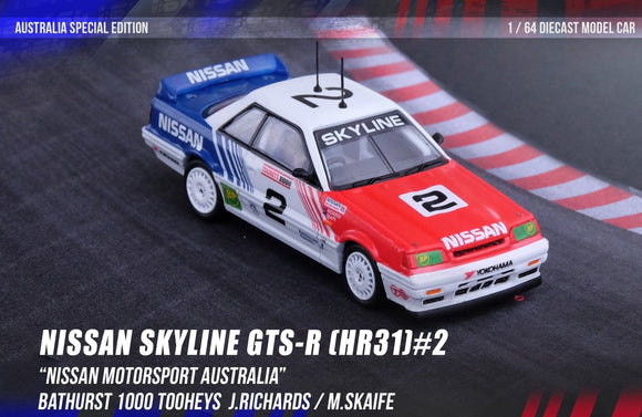 1:64 1989 Bathurst Skaife/Richards -- Nissan Skyline GTS-R (R31) -- INNO64
