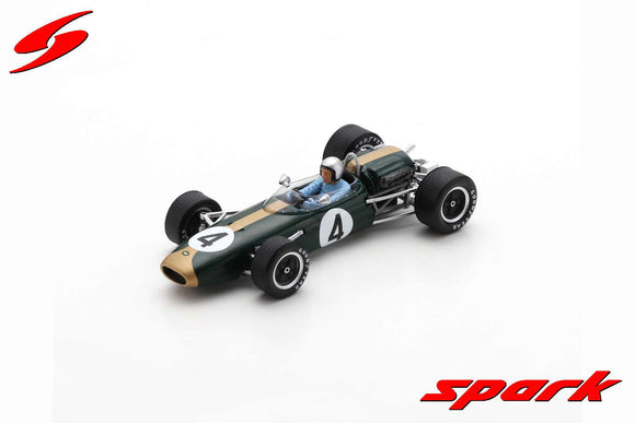 1:43 1965 Jack Brabham -- Sandown Park Cup Winner -- Brabham BT11A -- Spark