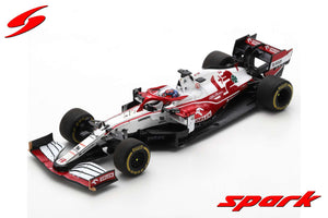 1:43 2021 Kimi Raikkonen -- Bahrain GP -- #7 Alfa Romeo Racing C41 -- Spark F1