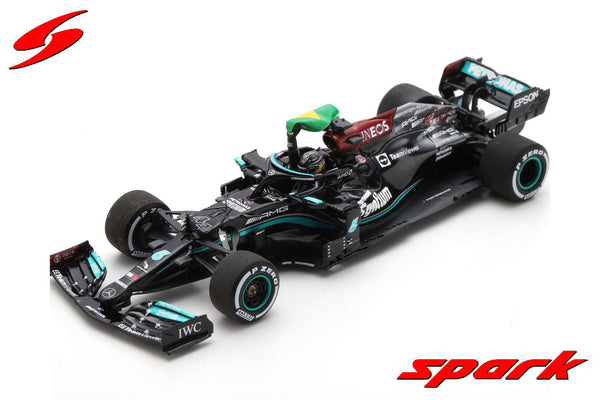 1:43 2021 Lewis Hamilton -- Brazilian GP Winner -- #44 Mercedes W12 --