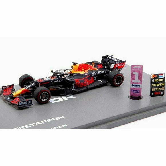 1:43 2021 Max Verstappen World Championship Winner -- Red Bull RB16B -- Spark F1