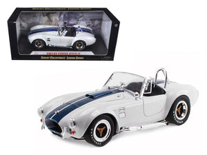 1:18 Shelby Cobra 427 S/C -- White with Blue Stripes -- Shelby Collectibles