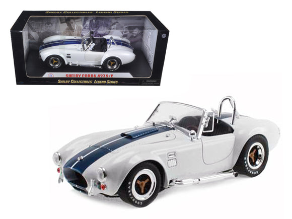 1:18 Shelby Cobra 427 S/C -- White with Blue Stripes -- Shelby Collectibles