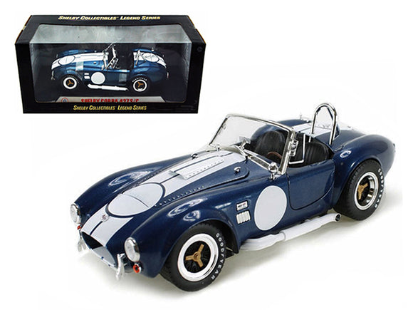 1:18 Shelby Cobra 427 S/C -- Dark Blue with White Stripes -- Shelby Collectibles