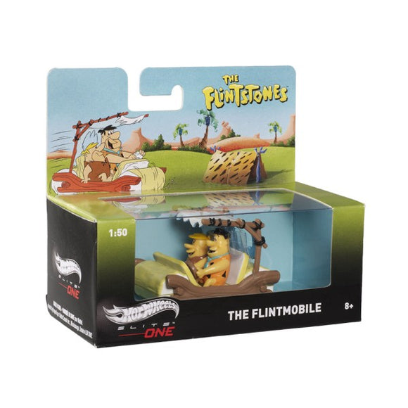1:50 The Flintstones Vehicle w/Figurines -- Hot Wheels Elite One