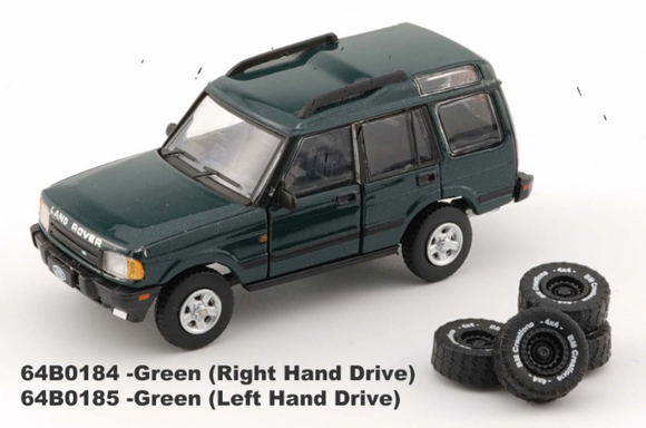 1:64 Land Rover 1998 Discovery 1 -- Green -- BM Creations