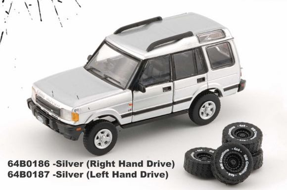 1:64 Land Rover 1998 Discovery 1 -- Silver -- BM Creations