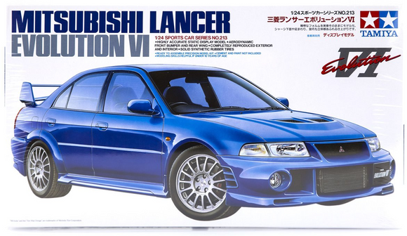 1:24 Mitsubishi Lancer Evolution VI -- PLASTIC KIT -- Tamiya 24213