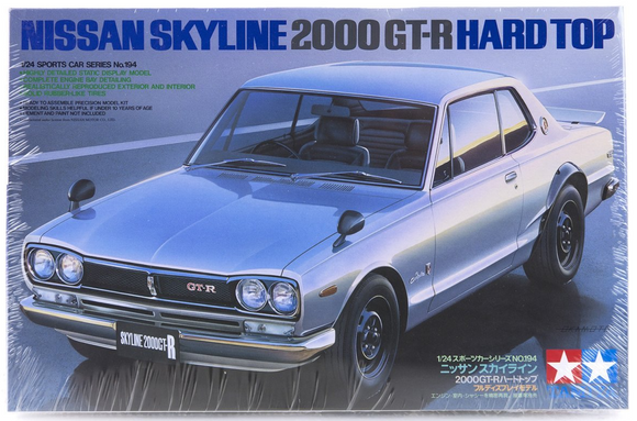 1:24 Nissan Skyline 2000 GT-R Hard Top -- PLASTIC KIT -- Tamiya 24194