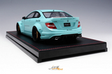 1:18 Mercedes-Benz C63 AMG 507 LBWK Liberty Walk -- Tiffany Blue -- IVY Model