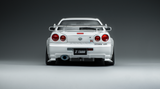 (Pre-Order) 1:12 Nissan R34 Skyline GT-R NISMO Z-Tune -- White -- Pop Race